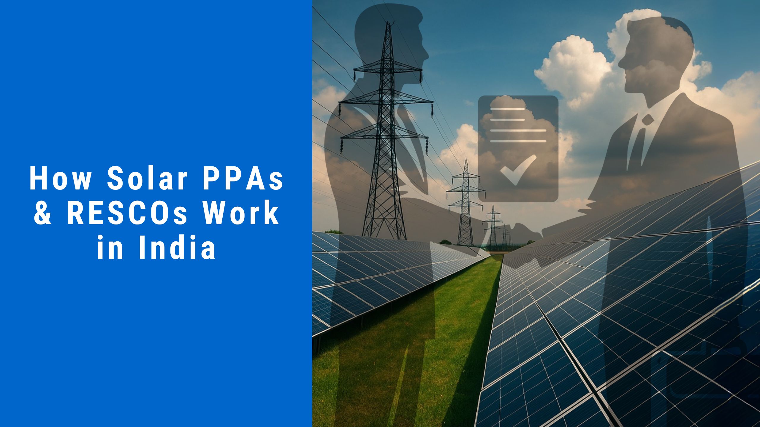 How Solar PPAs & RESCOs Work in India